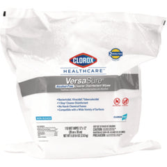 Clorox Healthcare® VersaSure Cleaner™ Disinfectant Wipes, 1-Ply, 12 x 12, Fragranced, White, 110/Pouch