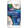 Clorox® Scentiva Bleach Free Cleaning Wipes, 1-Ply, 7.75 x 7, Pacific Breeze/Coconut, White, 75/Canister, 6 Canisters/Carton Cleaner/Detergent Wet Wipes - Office Ready