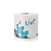 Livi® VPG Select Bath Tissue, 2-Ply, White, 500 Sheets/Roll, 80 Rolls/Carton Regular Roll Bath Tissues - Office Ready