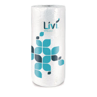 Livi® VPG Select Kitchen Roll Towel, 2-Ply, 10.98 x, 9.98, White, 30 Rolls/Carton Perforated Paper Towel Rolls - Office Ready