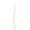 World Centric® TPLA Compostable Cutlery, Knife, Plastic, White, 1,000/Carton Disposable Knives - Office Ready