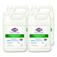 Clorox Healthcare® Hydrogen-Peroxide Cleaner/Disinfectant, 1 gal Bottle, 4/Carton Disinfectants/Cleaners - Office Ready