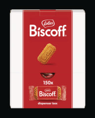 Biscoff Cookies Dispenser Box, Caramel Cookie, 0.22 oz Bag, 150/Carton