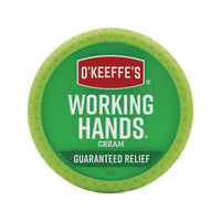 O'Keeffe's® Working Hands Cream, 3.4 oz Jar, Unscented Moisturizing Creams - Office Ready