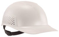 ergodyne® Skullerz 8951 Vented Hard Shell Bump Cap, Short Brim, White Bump Caps - Office Ready