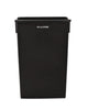 Alpine Industries Slim 23 Gallon Indoor Trash Can, Plastic, Black Indoor All-Purpose Waste Bins - Office Ready