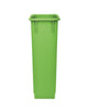 Alpine Industries Slim 23 Gallon Recycling Bin, Plastic, Lime Green Indoor Recycling Bins - Office Ready