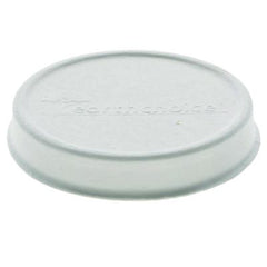Pactiv Evergreen EarthChoice® PFAS-Free Compostable Soup Cup Lid, For 8 oz to 16 oz Soup Cups, 4" Diameter, White, Sugarcane, 500/Carton