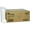 Pactiv Evergreen EarthChoice® PFAS-Free Compostable Soup Cup Lid, For 8 oz to 16 oz Soup Cups, 4" Diameter, White, Sugarcane, 500/Carton Takeout Food Containers - Office Ready