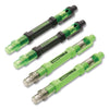 OEMTOOLS® 6-Way Pen-Style Screw & Nut Driver, Phillips/Slotted Bits, Metric Sockets, 5.38" Long, Black/Green, Green/Clear, 4/Pack Screwdrivers/Nut Drivers - Office Ready