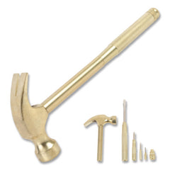 Great Neck® 5-in-1 Carpenter's Hammer, 6.5" Long Gold Handle