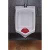 Fresh Products Slant7 with Terminator Urinal Screen, Evergreen Scent, Red, 30/Carton Deodorizing Urinal Screens - Office Ready