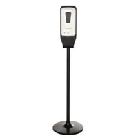 Alpine Industries Automatic Foam Hand Sanitizer/Soap Dispenser with Floor Stand, 40 oz, 4.48 x 6 x 45, White Foam Soap Dispensers, Automatic - Office Ready