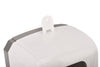 Alpine Industries Automatic Foam Hand Sanitizer/Soap Dispenser with Floor Stand, 40 oz, 4.48 x 6 x 45, White Foam Soap Dispensers, Automatic - Office Ready