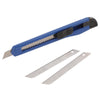 Great Neck® Snap-Off Utility Knife, 9 mm Blade, 5" Plastic Handle, Blue Snap Blade Utility/Box Cutters - Office Ready