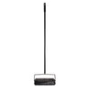 Alpine Industries Manual Triple Brush Carpet and Floor Sweeper, 42.5" Handle, Black Carpet Sweeper Brooms - Office Ready