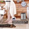 Alpine Industries Stainless Steel Rectangular Liner Open Top Trash Can, 2.6 gal, Brushed Stainless Steel Indoor All-Purpose Waste Bins - Office Ready