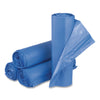 Inteplast Group High-Density Commercial Can Liners, 60 gal, 18 mic, 40" x 48", Blue, 200/Carton HDPE Waste Can Liners - Office Ready