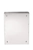 Alpine Industries Stainless Steel Surface-Mounted Waste Receptacle, 6.4 gal, Brushed Stainless Steel Indoor All-Purpose Waste Bins - Office Ready