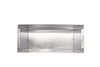 Alpine Industries Stainless Steel Surface-Mounted Waste Receptacle, 6.4 gal, Brushed Stainless Steel Indoor All-Purpose Waste Bins - Office Ready