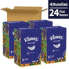 Kleenex® Ultra Soft Facial Tissue, 3-Ply, White, 120/Box, 6 Boxes/Pack, 4 Packs/Carton Facial Tissues - Office Ready