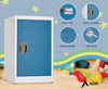 AdirOffice Steel Storage Locker, 1 Compartment, 15 x 15 x 24, Blue Single-Tier Lockers - Office Ready