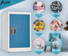 AdirOffice Steel Storage Locker, 1 Compartment, 15 x 15 x 24, Blue Single-Tier Lockers - Office Ready