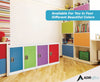 AdirOffice Steel Storage Locker, 1 Compartment, 15 x 15 x 24, Blue Single-Tier Lockers - Office Ready