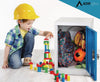 AdirOffice Steel Storage Locker, 1 Compartment, 15 x 15 x 24, Blue Single-Tier Lockers - Office Ready