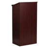 AdirOffice Wood Stand-up Podium Lectern Speaker Stand, 23 x 15 x 45.8, Mahogany Freestanding Lecterns - Office Ready