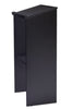 AdirOffice Wood Stand-up Podium Lectern Speaker Stand, 23 x 15 x 45.8, Black Freestanding Lecterns - Office Ready