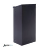 AdirOffice Wood Stand-up Podium Lectern Speaker Stand, 23 x 15 x 45.8, Black Freestanding Lecterns - Office Ready