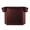 AdirOffice Foldable Tabletop Podium Lectern Speaker Stand, 27 x 16 x 19, Mahogany Tabletop Lecterns - Office Ready