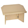 AdirOffice Foldable Tabletop Podium Lectern Speaker Stand, 27 x 16 x 19, Medium Oak Tabletop Lecterns - Office Ready