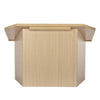 AdirOffice Foldable Tabletop Podium Lectern Speaker Stand, 27 x 16 x 19, Medium Oak Tabletop Lecterns - Office Ready