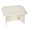 AdirOffice Foldable Tabletop Podium Lectern Speaker Stand, 27 x 16 x 19, White Tabletop Lecterns - Office Ready