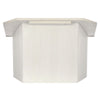 AdirOffice Foldable Tabletop Podium Lectern Speaker Stand, 27 x 16 x 19, White Tabletop Lecterns - Office Ready