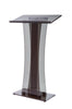 AdirOffice Acrylic Stand-Up Podium Lectern Speaker Stand, 26 x 13 x 47, Black Freestanding Lecterns - Office Ready