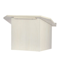 AdirOffice Foldable Tabletop Podium Lectern Speaker Stand, 27 x 16 x 19, White