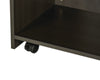 AdirOffice Wood Mobile Presentation Lectern Speaker Stand with Shelves, 22.44 x 16.53 x 45.98, Black Freestanding Lecterns - Office Ready