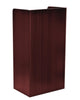 AdirOffice Wood Mobile Presentation Lectern Speaker Stand with Shelves, 22.44 x 16.53 x 45.98, Mahogany Freestanding Lecterns - Office Ready