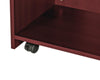 AdirOffice Wood Mobile Presentation Lectern Speaker Stand with Shelves, 22.44 x 16.53 x 45.98, Mahogany Freestanding Lecterns - Office Ready