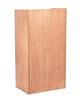 AdirOffice Wood Mobile Presentation Lectern Speaker Stand with Shelves, 22.44 x 16.53 x 45.98, Medium Oak Freestanding Lecterns - Office Ready