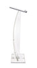 AdirOffice Acrylic Slanted Podium Lectern Speaker Stand, 26.75 x 12.5 x 47, Clear Freestanding Lecterns - Office Ready