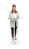 AdirOffice Acrylic Slanted Podium Lectern Speaker Stand, 26.75 x 12.5 x 47, Clear Freestanding Lecterns - Office Ready