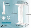AdirOffice Acrylic Slanted Podium Lectern Speaker Stand, 26.75 x 12.5 x 47, Clear Freestanding Lecterns - Office Ready