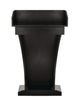 AdirOffice Wood Stand-Up Podium Lectern Speaker Stand with Drawer and Storage Area, 27.55 x 14 x 43.3, Black Freestanding Lecterns - Office Ready