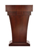 AdirOffice Wood Stand-Up Podium Lectern Speaker Stand with Drawer and Storage Area, 27.55 x 14 x 43.3, Cherry Freestanding Lecterns - Office Ready