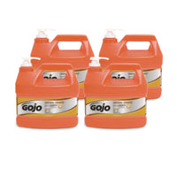 GOJO® NATURAL ORANGE™ Smooth Hand Cleaner, Citrus Scent, 1 gal, 4/Carton Lotion Soap - Office Ready