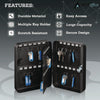AdirOffice Steel Secure Key Cabinet with Key Lock, 48-Key, 7.1 x 3.1 x 10, Stainless Steel 304, Black Key Cabinets - Office Ready